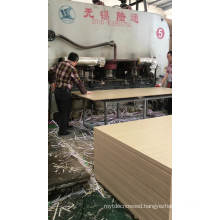 hot sales poplar wood with laminated color paper Melamine MDF for exporting